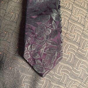 Nordstrom Purple and Green Floral Tie